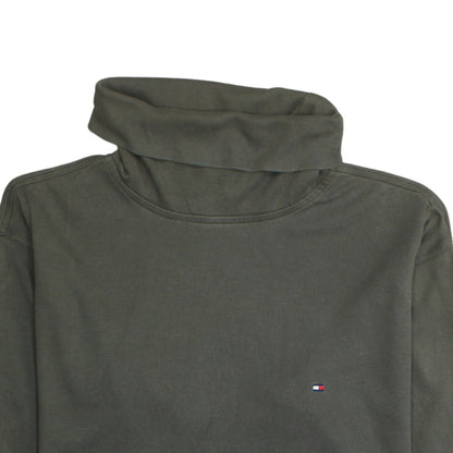 Tommy Hilfiger Men's Green L Pullover Cotton Sweatshirt