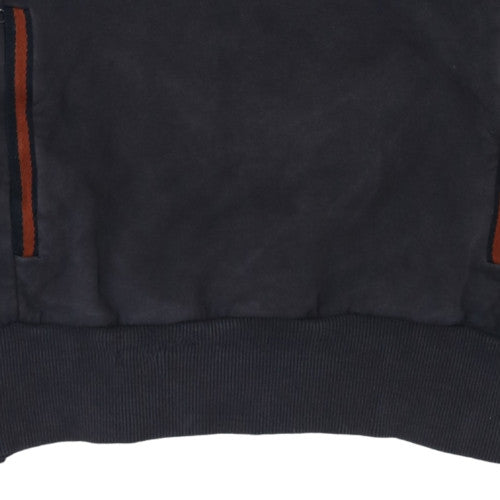 Armani Jeans Men's Black M Henley Sweatshirt with Buttons
