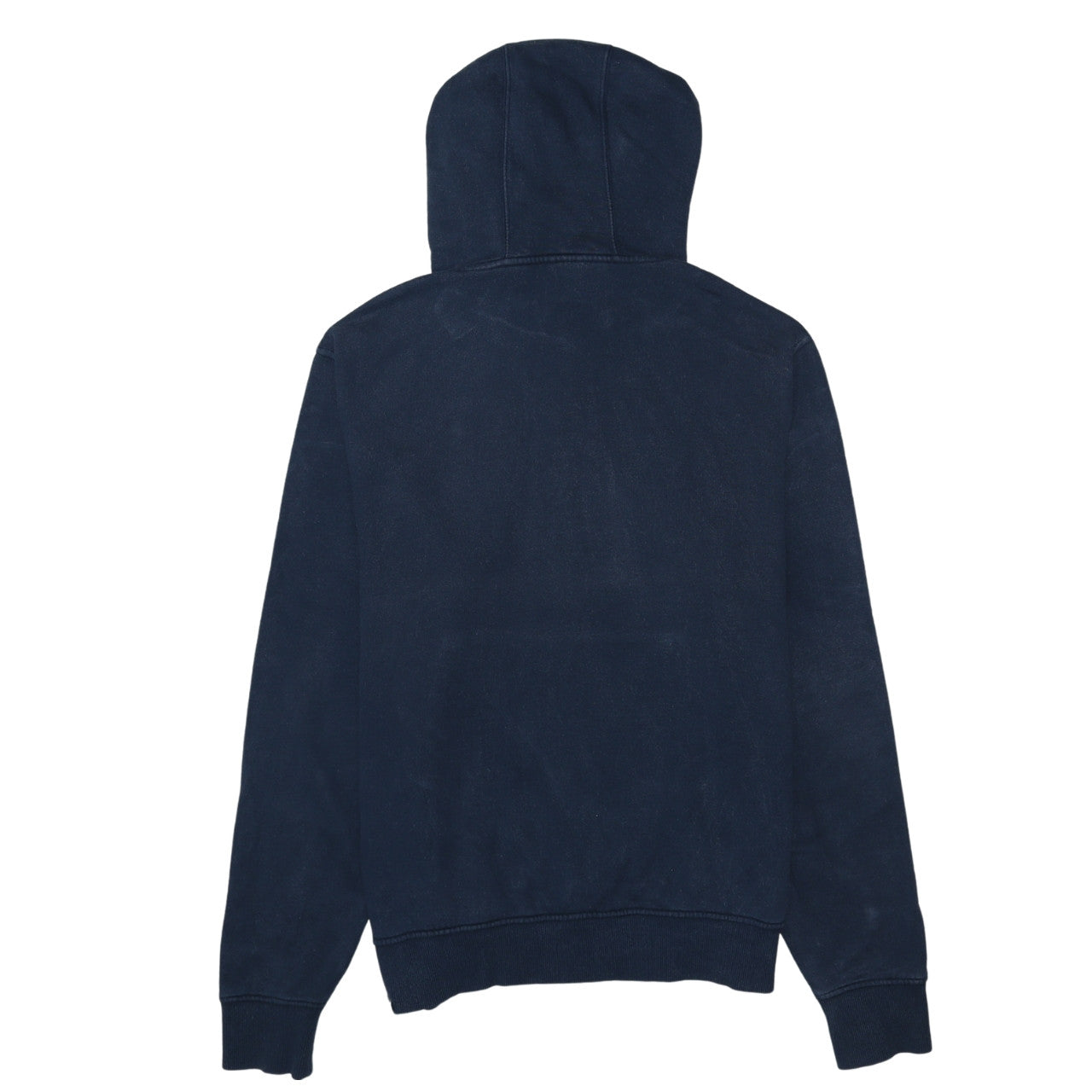 The North Face Men's Blue Pullover Hoodie L Logo Cotton Fleece