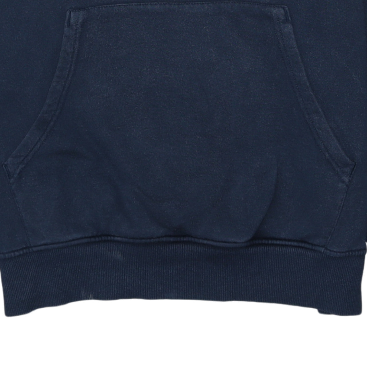 The North Face Men's Blue Pullover Hoodie L Logo Cotton Fleece