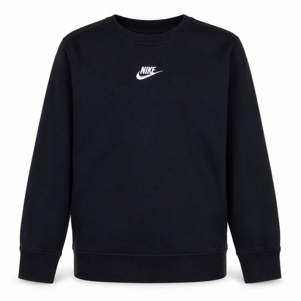 Nike Boys Black Crew Neck Pullover Sweatshirt 146cm