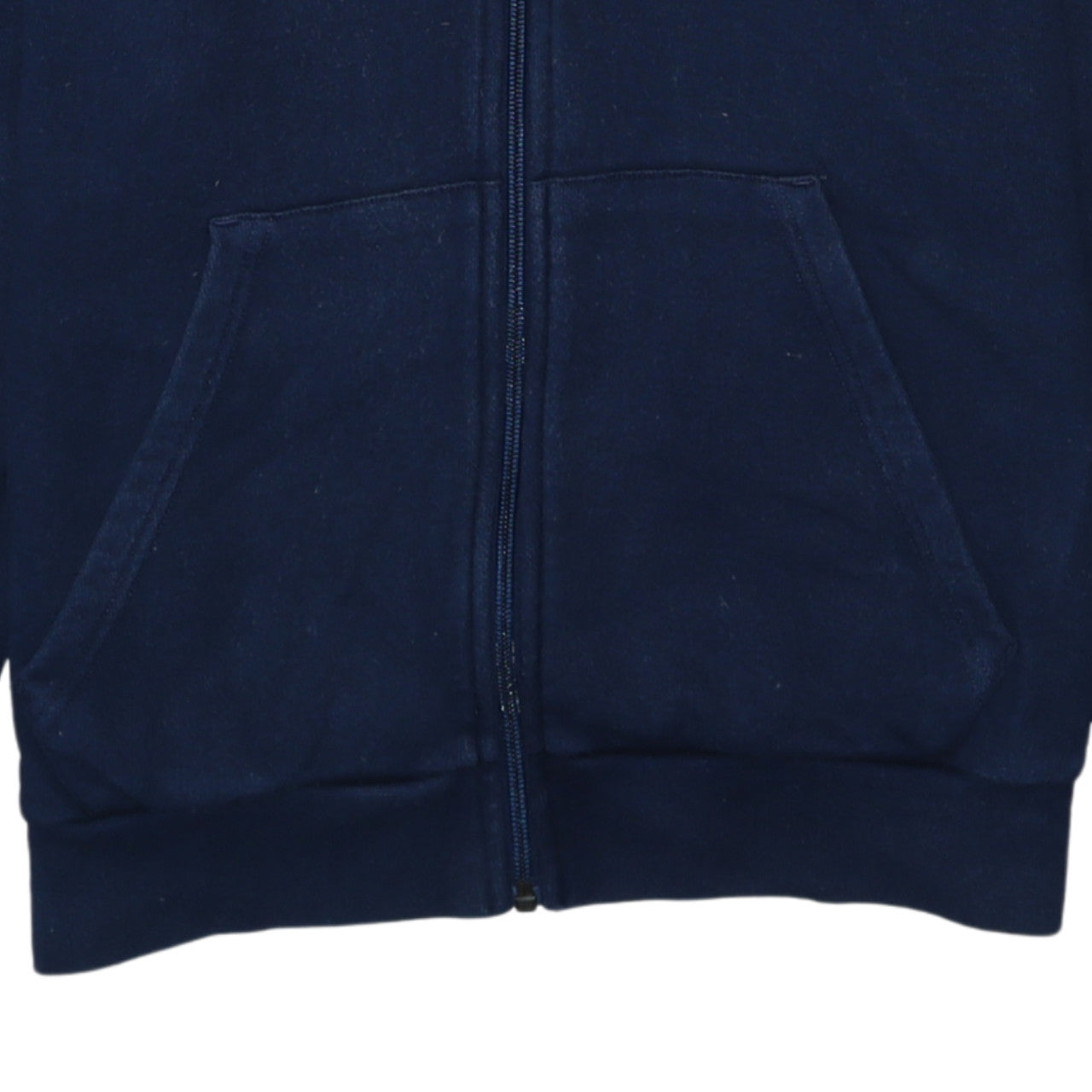 Adidas Men’s Blue Full Zip Hoodie Size M Regular Fit Logo Sportswear