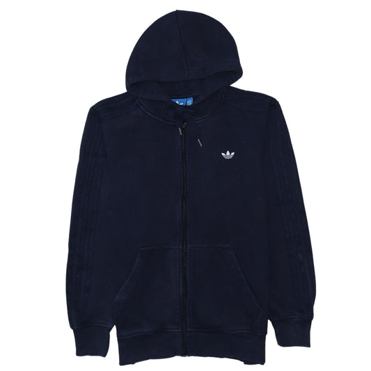 Adidas Men's Blue Full Zip Hoodie Size M Regular Fit