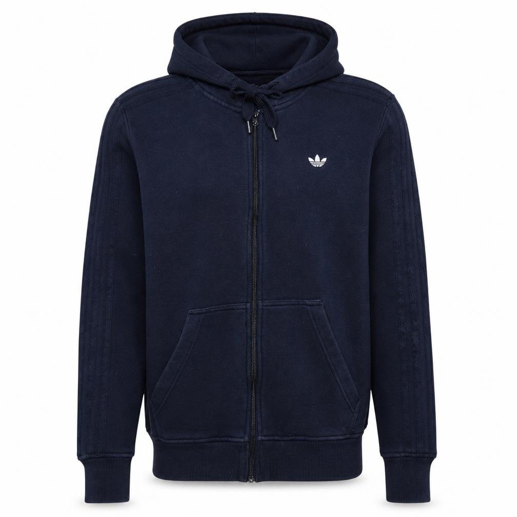 Adidas Men's Blue Full Zip Hoodie Size M Regular Fit