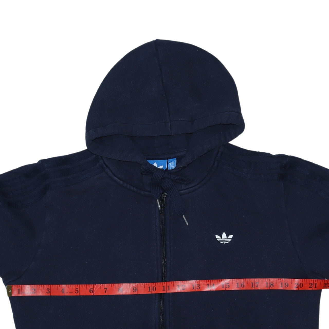Adidas Men's Blue Full Zip Hoodie Size M Regular Fit