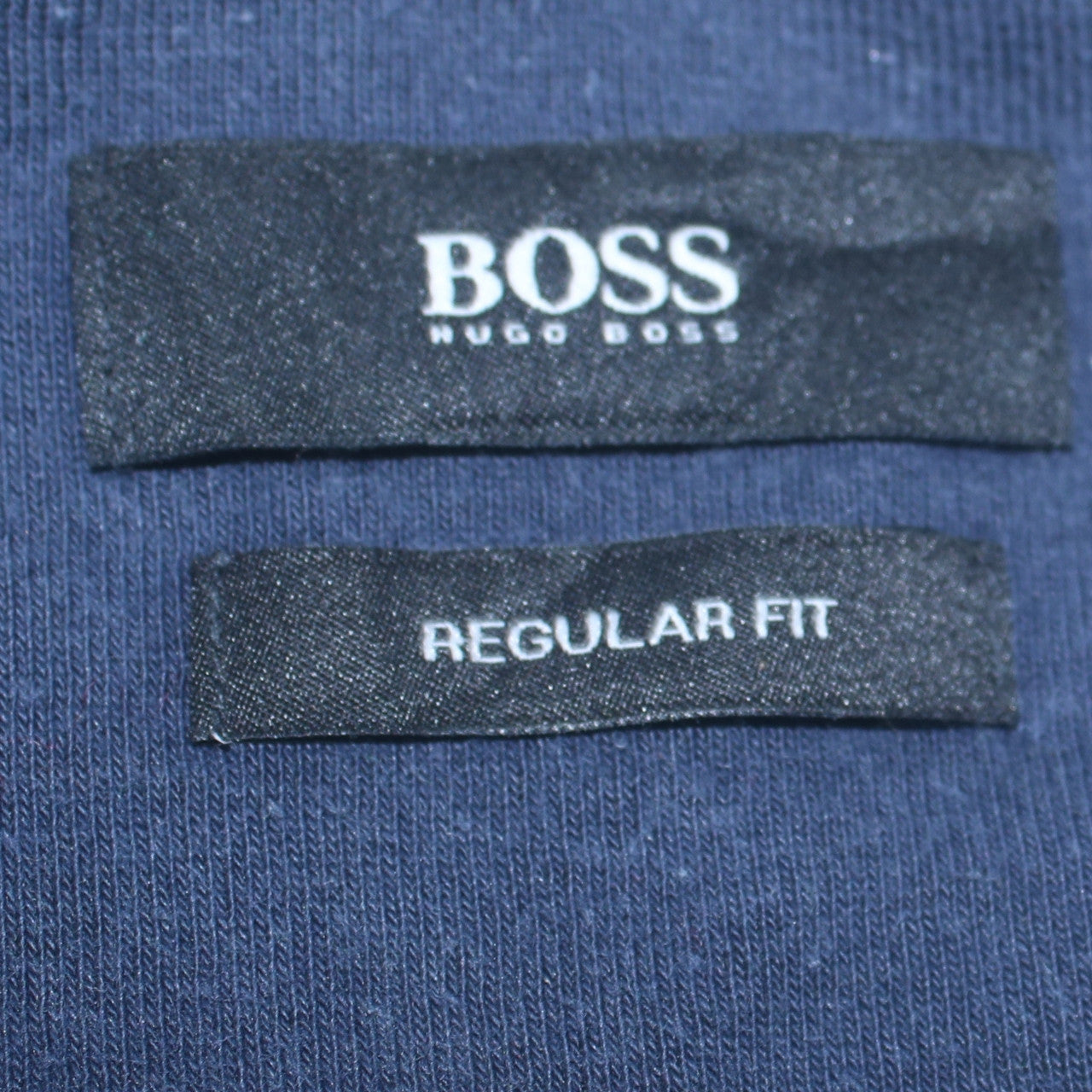 Hugo Boss Men’s Blue Regular Fit Track Jacket Size L Cotton Blend