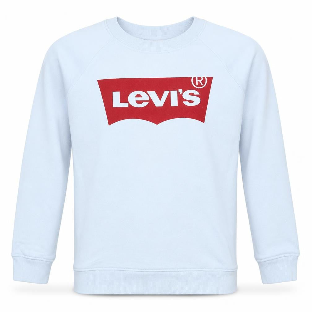 Levi's Men's White XS Pullover Sweatshirt Crew Neck Logo Print