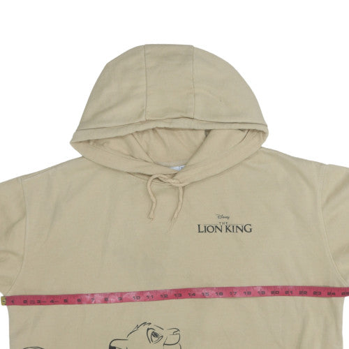 Primark Disney Women Beige Lion King Pullover Hoodie Size L 14/16