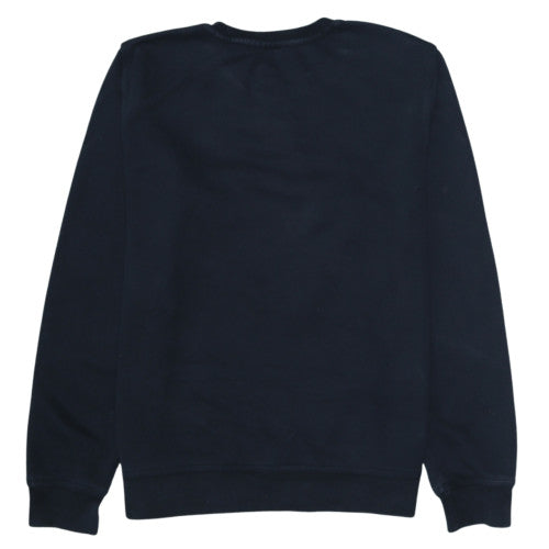 Nike Womens Black L Pullover Sweatshirt Crew Neck Cotton Blend