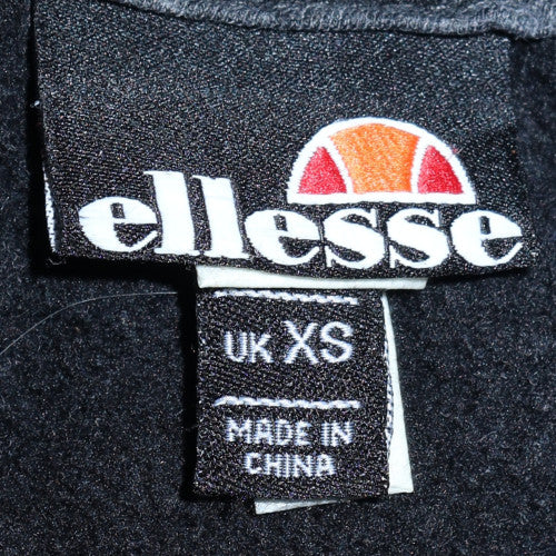 Ellesse Mens Black XS Pullover Hoodie with Logo Design