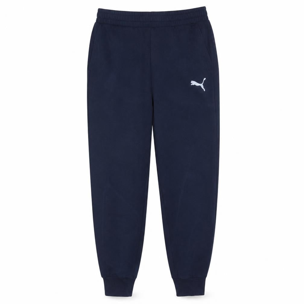 Puma Men's Navy Blue L Jogger Sweatpants with Elastic Waist