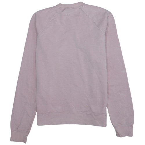 Nike Womens Pink Crew Neck Pullover Sweatshirt Size S Classic Fit