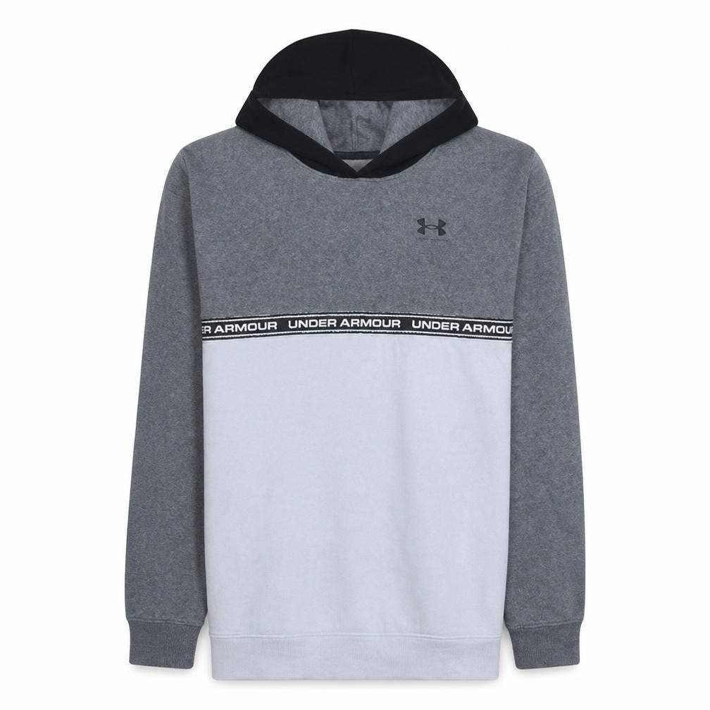 Under Armour Teens Grey Pullover Hoodie Size L Sports Fleece