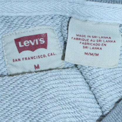 Levi's Men's Grey Logo Sweatshirt Medium Crew Neck Pullover