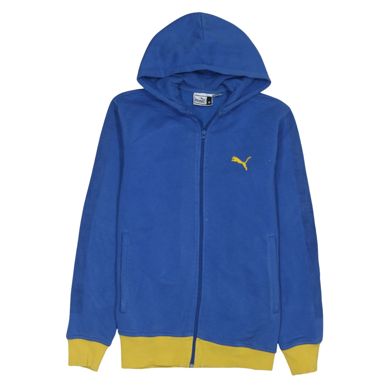 Puma Men's Blue Full Zip Hoodie Size M Sportswear