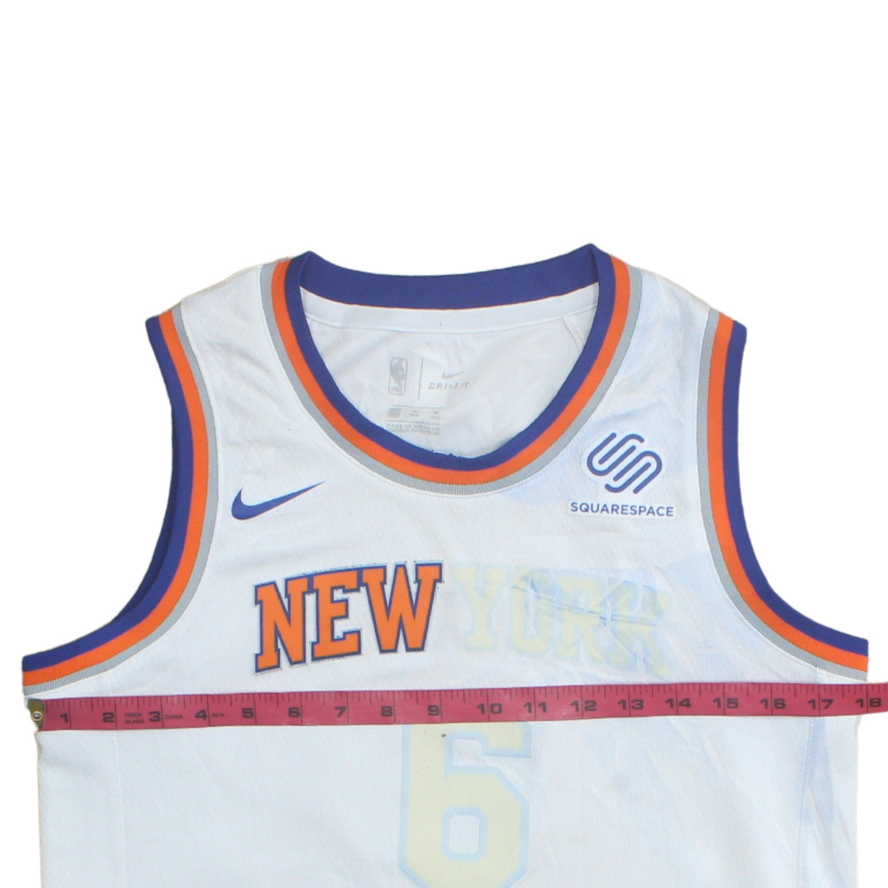 Nike Men's New York Knicks White Basketball Jersey Tank Top Size M