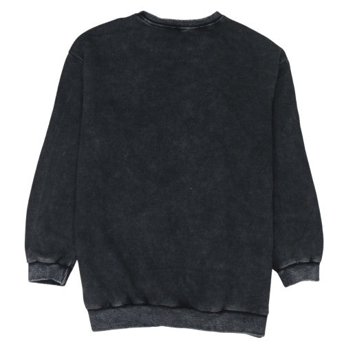 Comfort Colors Men's Black Halloween Graphic Pullover Sweatshirt M