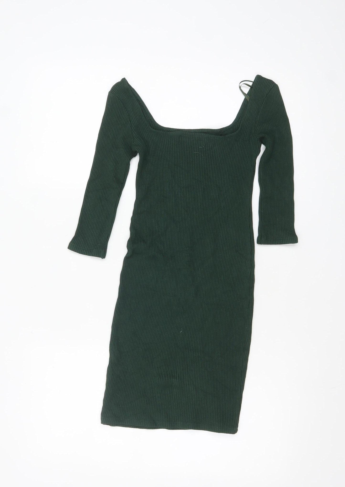 Pull&Bear Women’s Green Bodycon Knee Length Dress Size 8