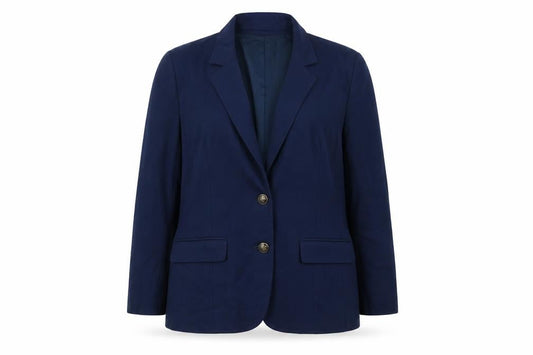 Pendleton Women's Blue Pure Wool Single-Breasted Blazer Size 14