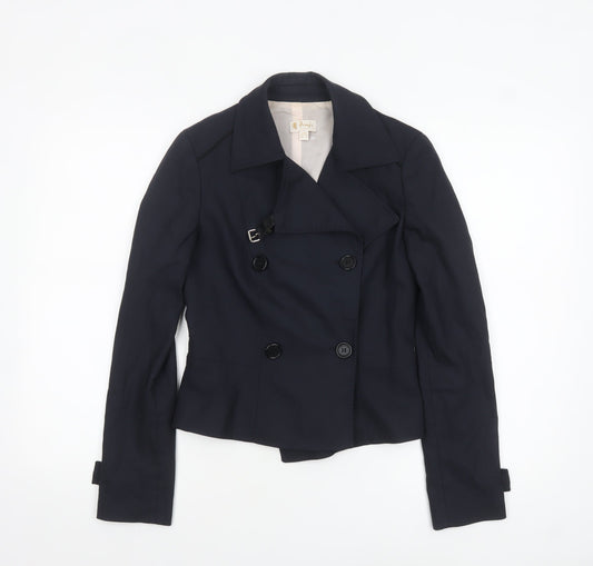Pringle of Scotland Women's Blue Wool Blazer Jacket UK 8