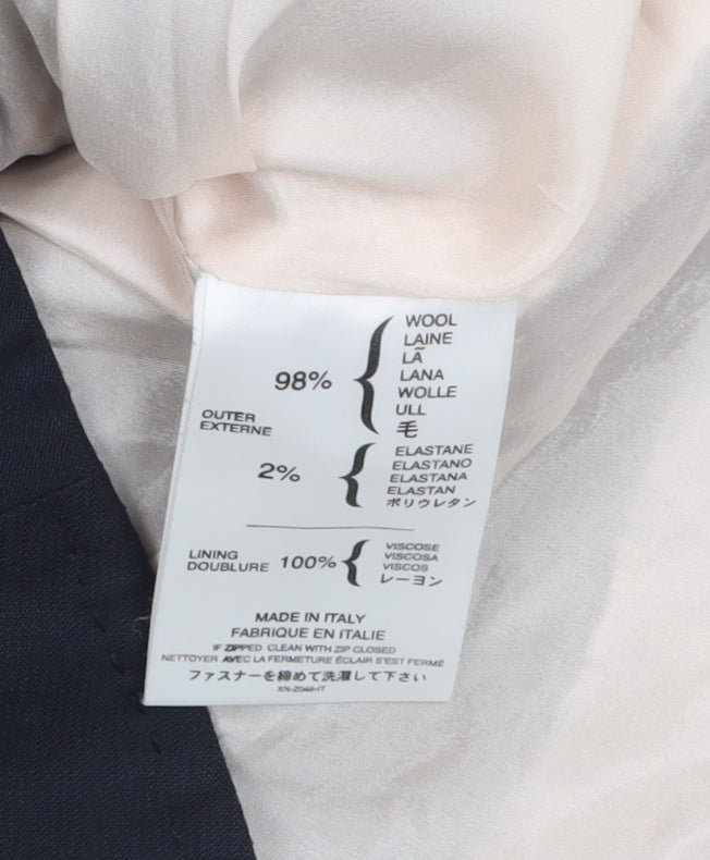 Pringle of Scotland Women's Blue Wool Blazer Jacket UK 8