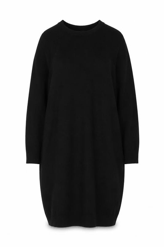 Vero Moda Women’s Black Knit Jumper Dress Size M Long Sleeve