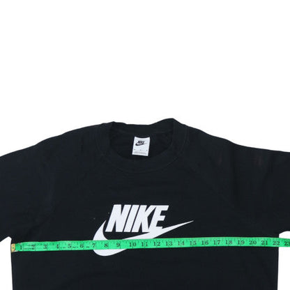 Nike Women's Black Medium Pullover Sweatshirt Crew Neck Logo