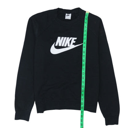 Nike Women's Black Medium Pullover Sweatshirt Crew Neck Logo