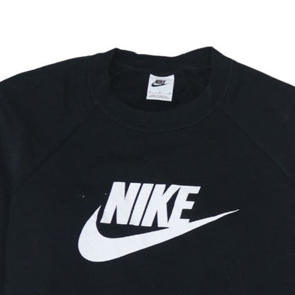 Nike Women's Black Medium Pullover Sweatshirt Crew Neck Logo