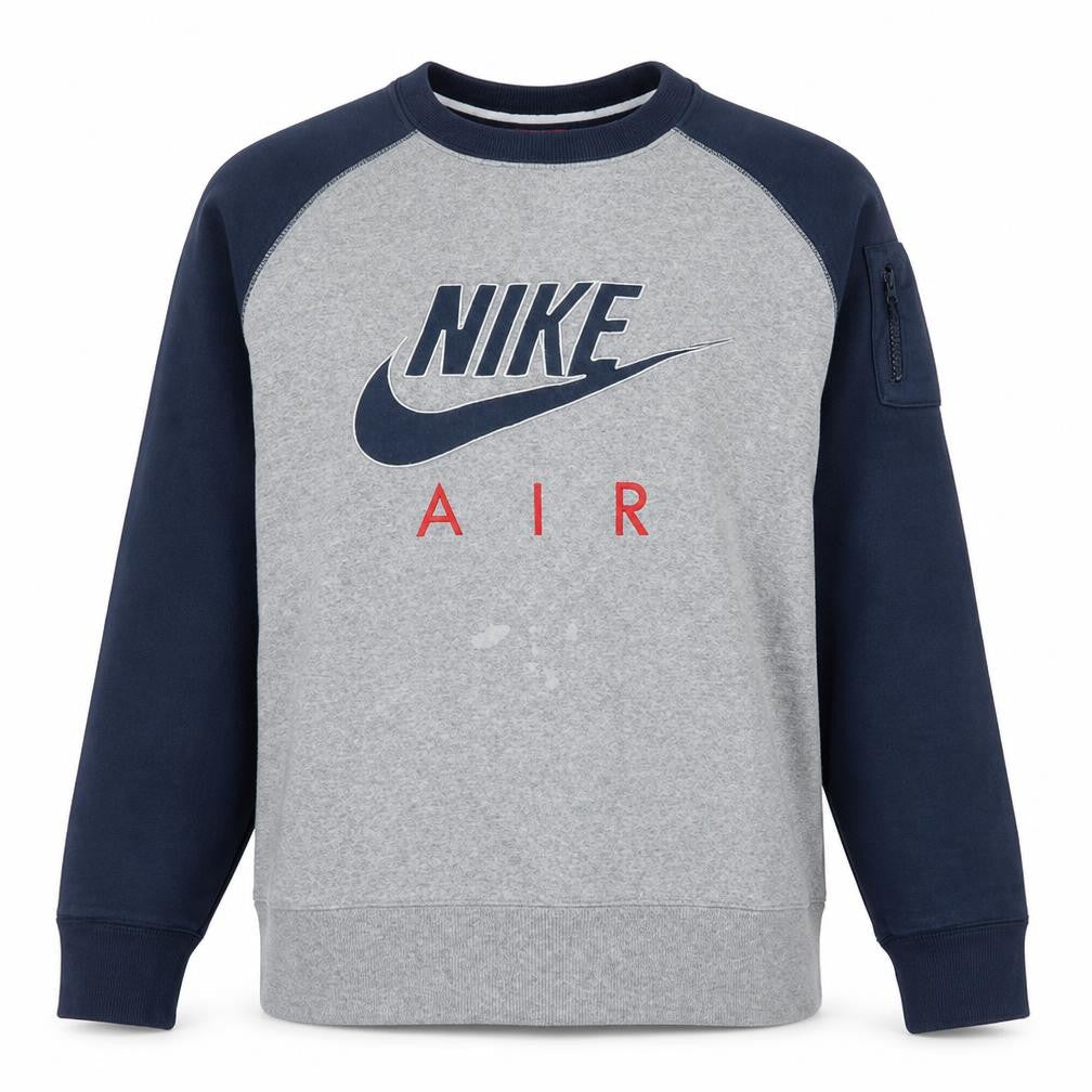 Nike Men's Grey XL Crew Neck Pullover Sweatshirt Sportswear