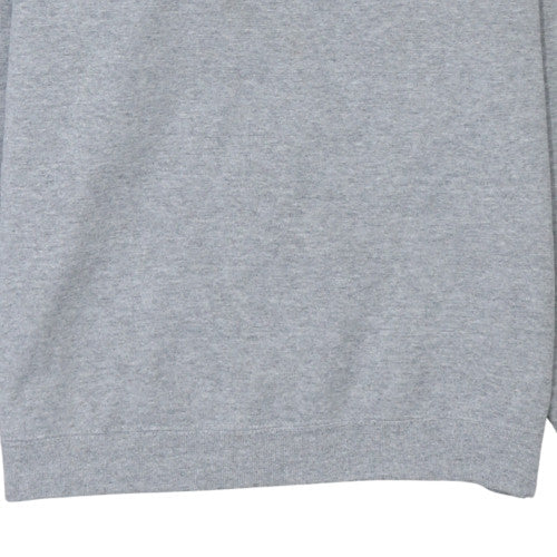 Reebok Mens Grey XL Pullover Crew Neck Sweatshirt Retro Logo Fleece