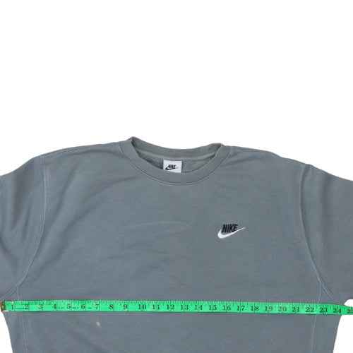 Nike Men’s Grey Crew Neck Pullover Sweatshirt Size S