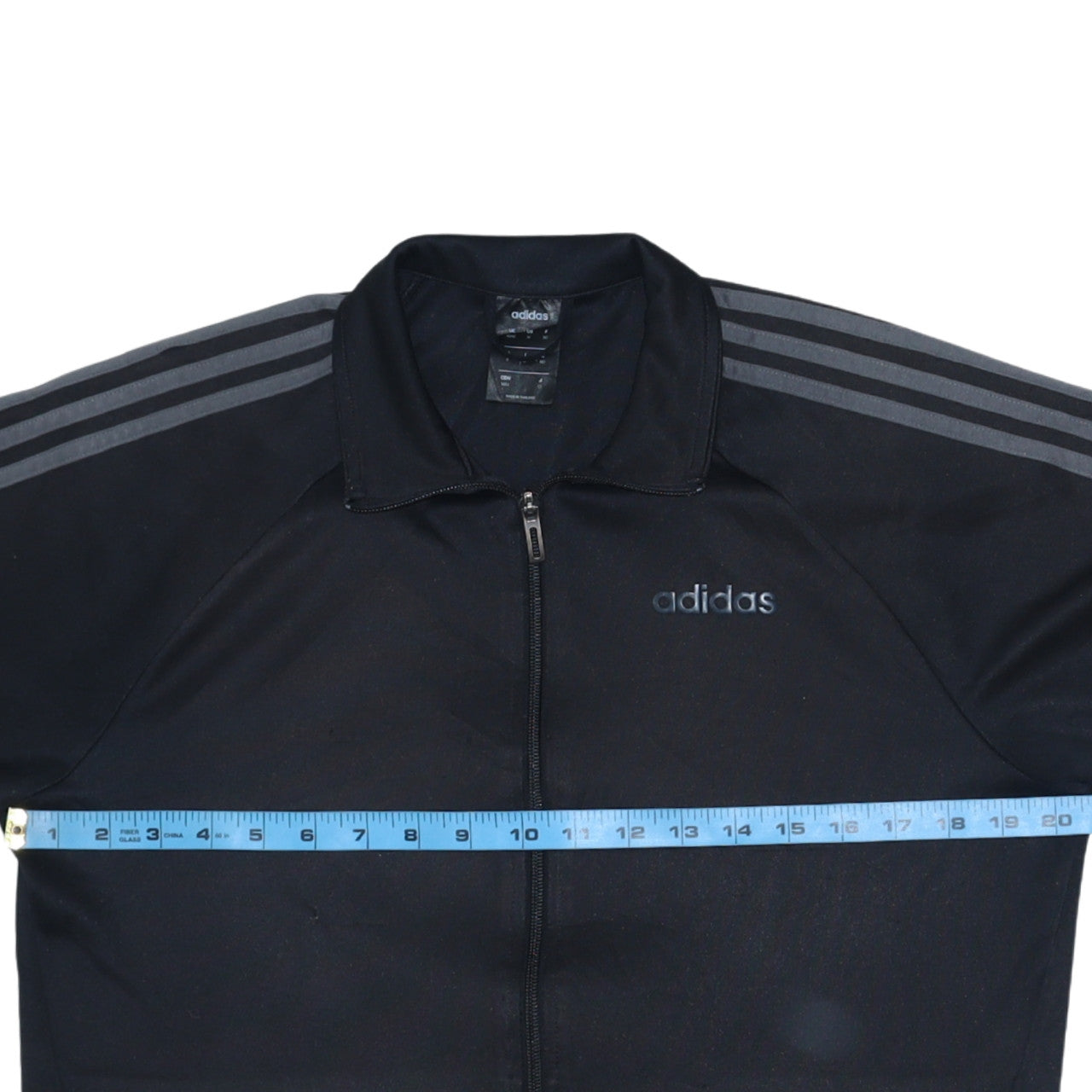 Adidas Men's Black M Track Jacket Full Zip Sportswear