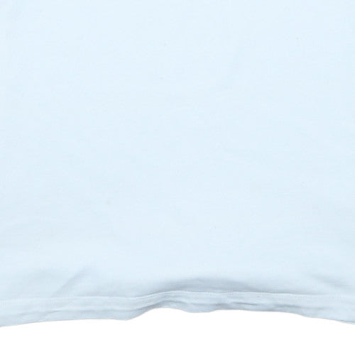 Nike Men's White Regular Fit Cotton Crew Neck T-Shirt M