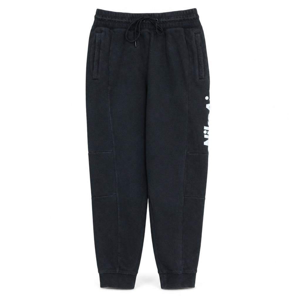 Nike Men's Black Jogger Sweatpants S Regular Fit Fleece Trousers