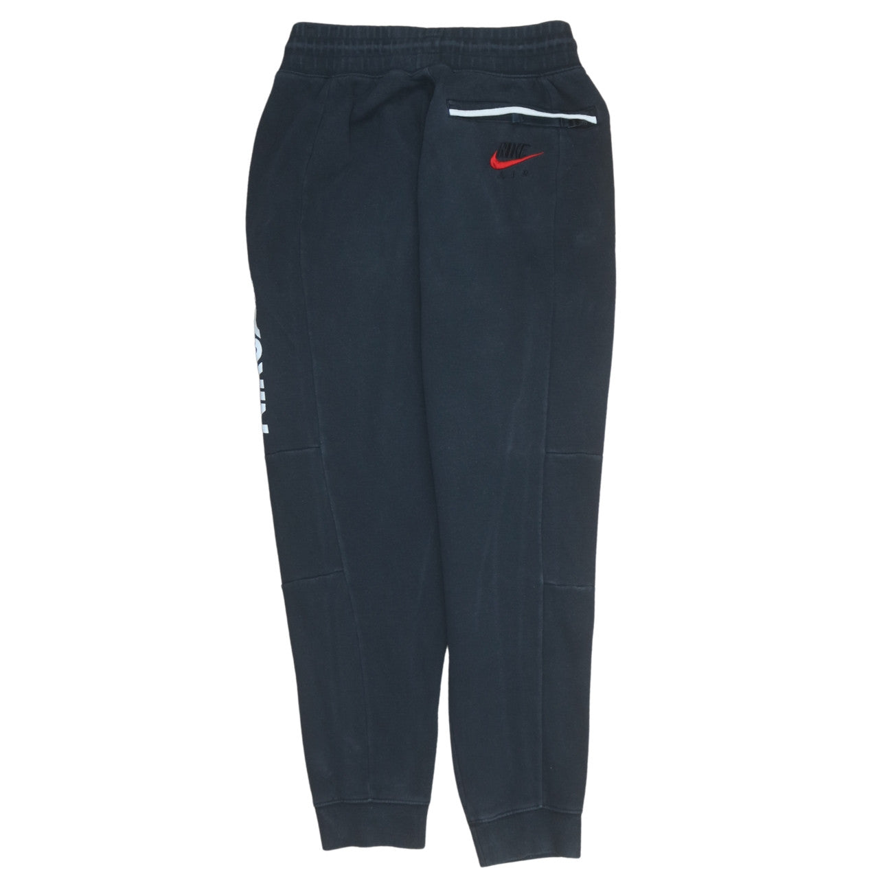 Nike Men's Black Jogger Sweatpants S Regular Fit Fleece Trousers