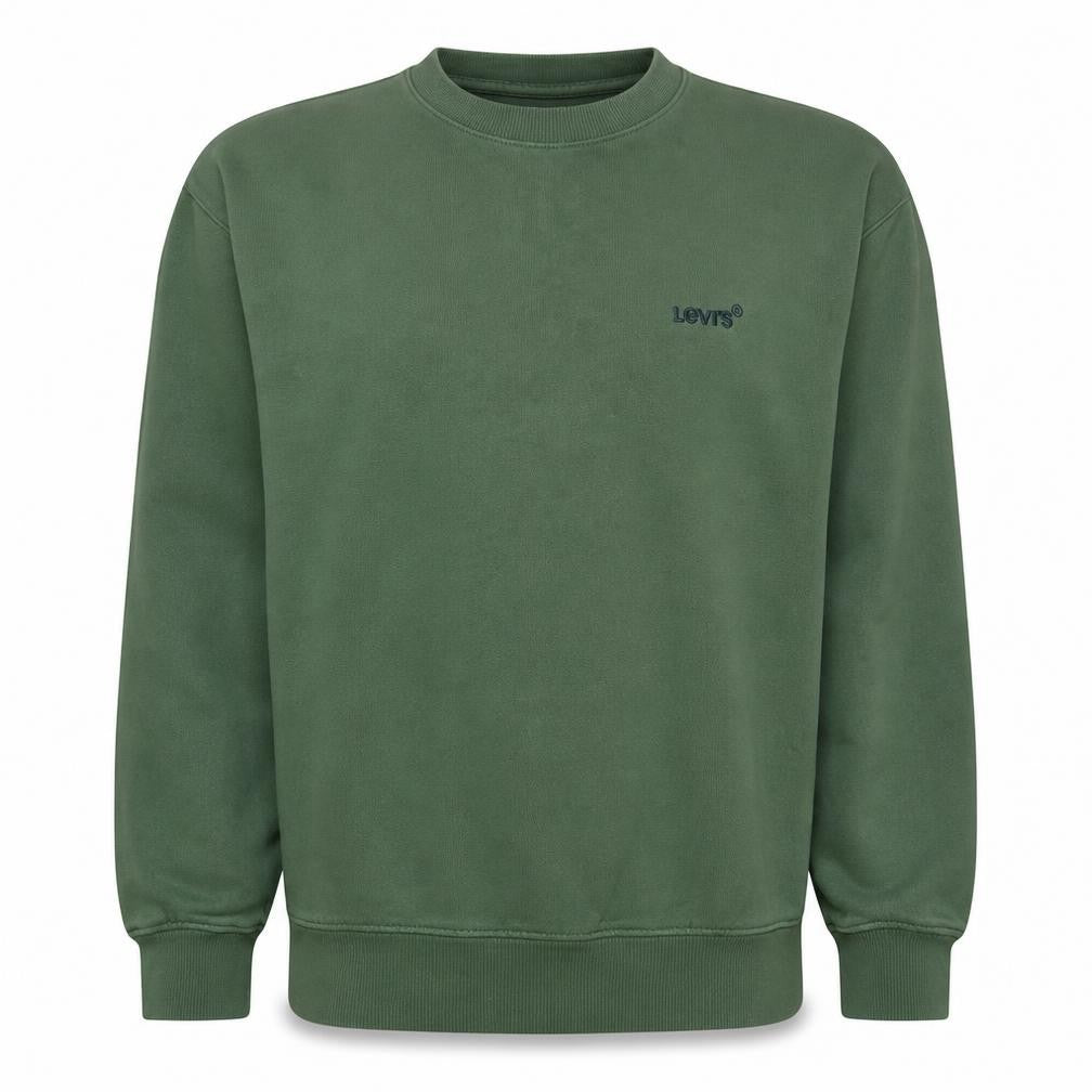Levi's Men's Green XS Relaxed Crew Neck Sweatshirt