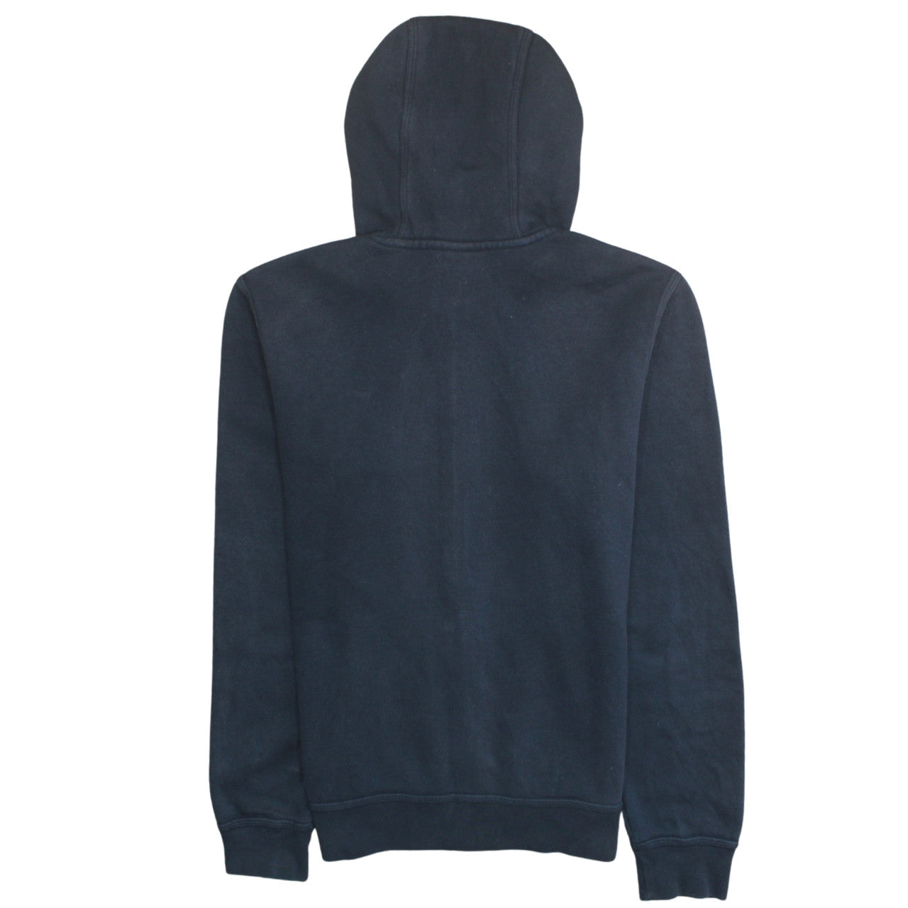 Nike Men Blue Full Zip Hoodie S Regular Fleece Cotton Blend