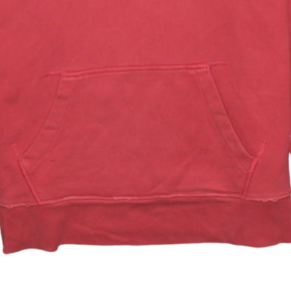 Levi's Womens Pink Pullover Hoodie M Logo Print Cotton Sweatshirt