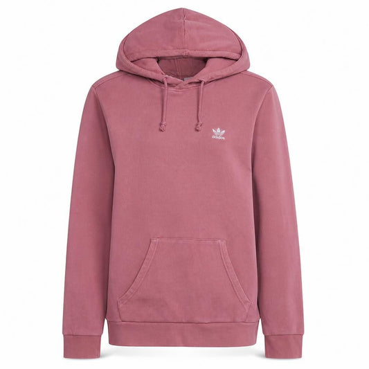 Front view of Adidas Women Pink XS Pullover Hoodie Cotton Casual Lined
