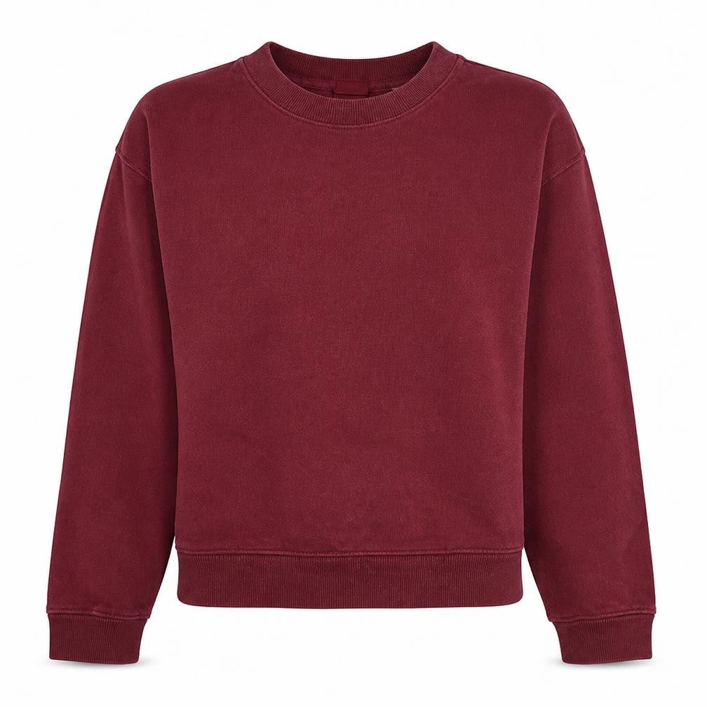 Levi's Womens Burgundy Cotton Pullover Sweatshirt Size S