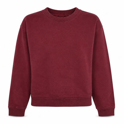 Levi's Womens Burgundy Cotton Pullover Sweatshirt Size S