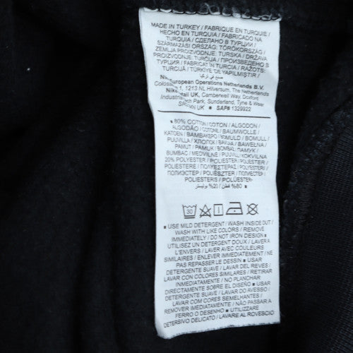 Nike Womens Black Medium Pullover Sweatshirt with Graphic Logo