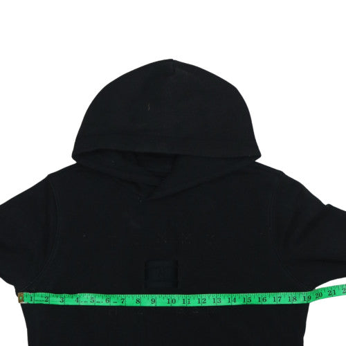 Tommy Hilfiger Boys Black Hoodie Size 164 Cotton Blend Pullover