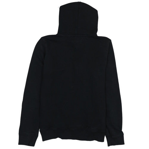 Tommy Hilfiger Boys Black Hoodie Size 164 Cotton Blend Pullover