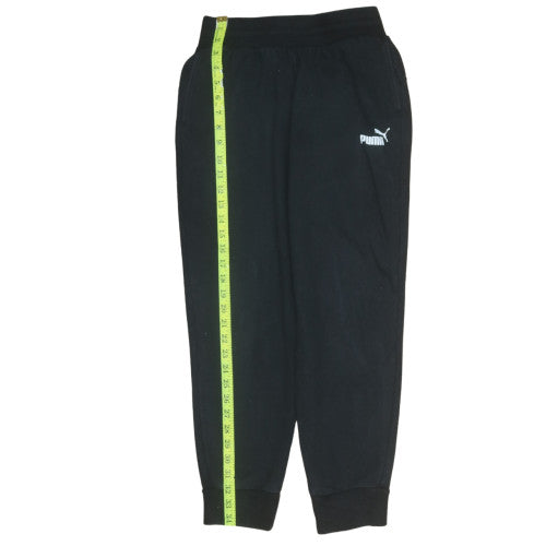 Puma Womens Black Fleece Jogger Sweatpants S Regular Fit