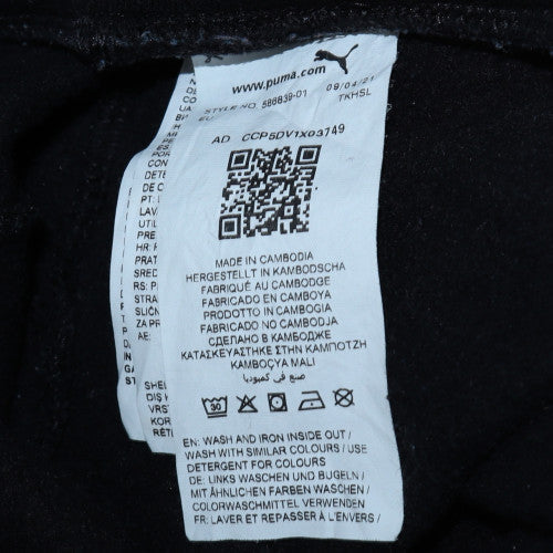 Puma Womens Black Fleece Jogger Sweatpants S Regular Fit