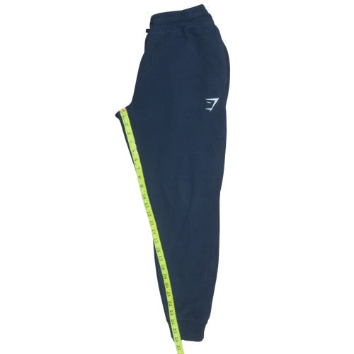 Gymshark Men’s Blue Jogger Sweatpants Size S Cotton Blend Activewear
