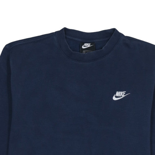 Nike Men's Blue Crew Neck Pullover Sweatshirt M Classic Fit