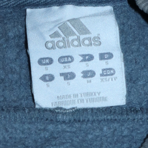Adidas Men's Grey Pullover Sweatshirt XS Regular Fit Crew Neck